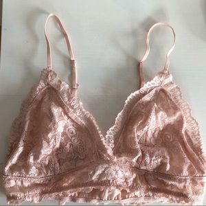 Talula Bralette from Aritzia in light pink